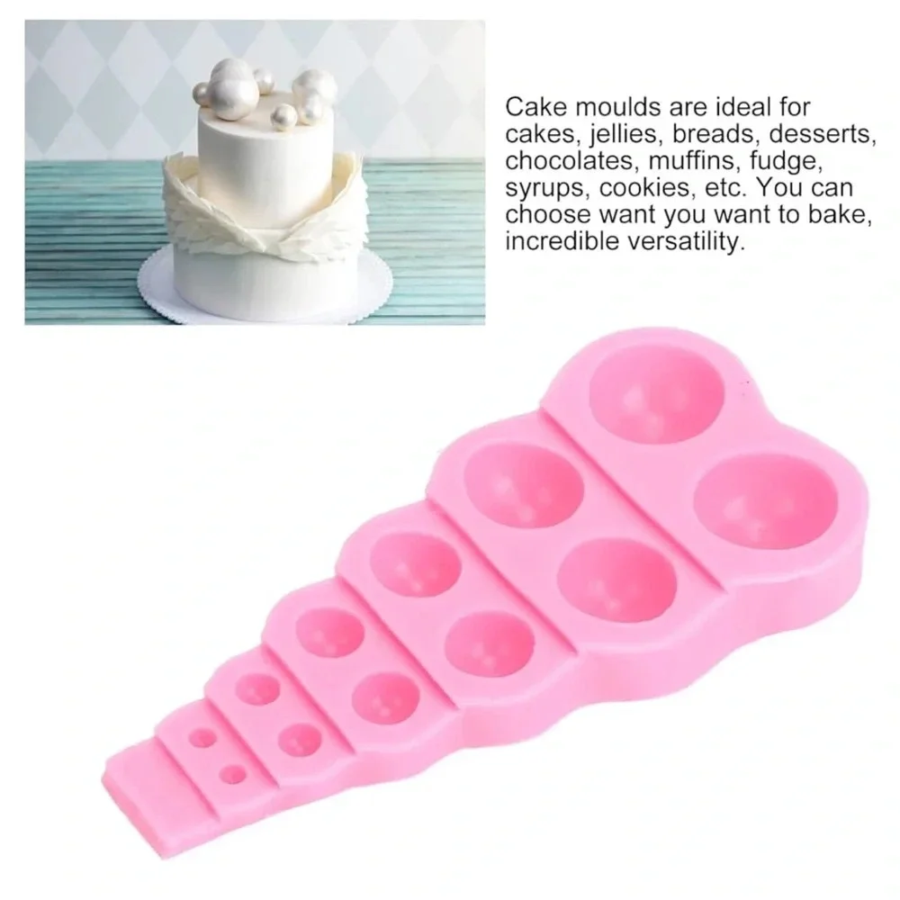 🆕 4Pcs Silicone Fondant Molds